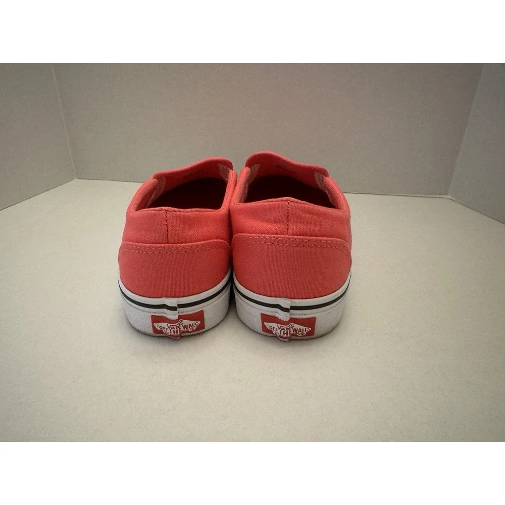 Vans Slip‎ On Pink Honeysuckle Asher Sneakers Women's Size 8